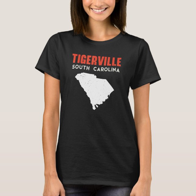 Tigerville South Carolina USA State America Travel T-Shirt (Vorderseite)