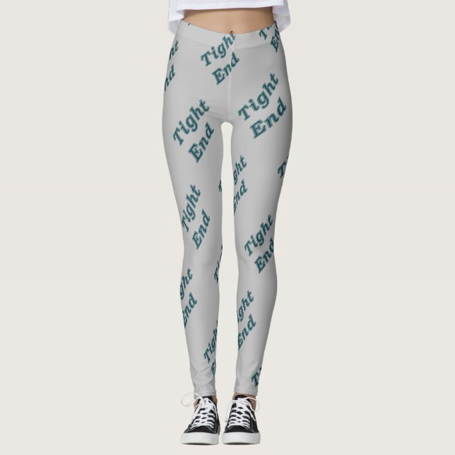 Tight End Humorer Football Term Leggings (Vorderseite)