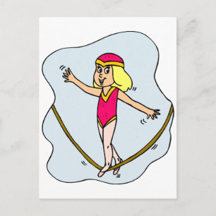 Tightrope Walker Postkarte