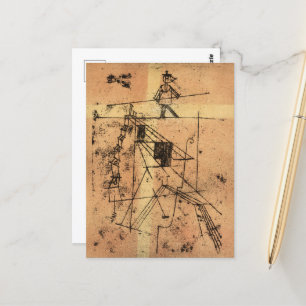 Tightrope Walker von Paul Klee Postkarte
