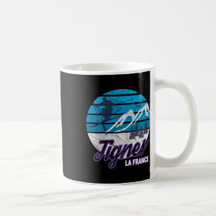 Tignes France French Alps Ski Resort Snowboarden Kaffeetasse