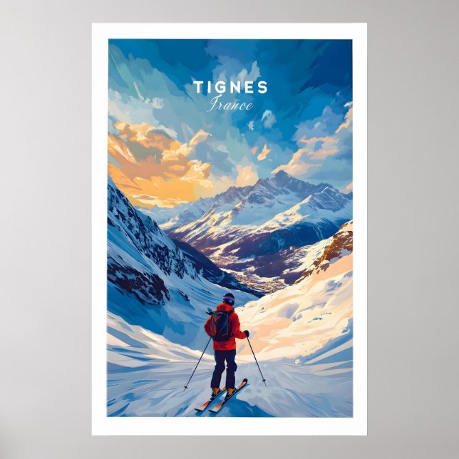 Tignes Ski Poster 1 (Vorne)