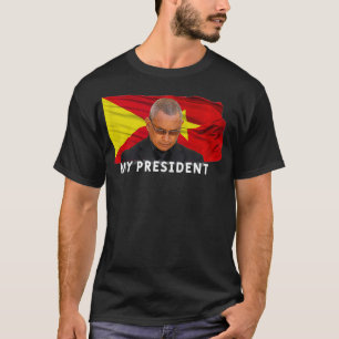 Tigray-Flagge mein Präsident Debretsion ich liebe T-Shirt