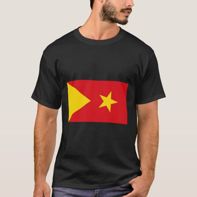 Tigray in meinem Herzen Tigray Inside Me Tigray Fl T-Shirt (Vorderseite)