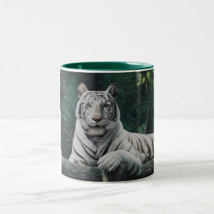 tigre blanco zweifarbige tasse