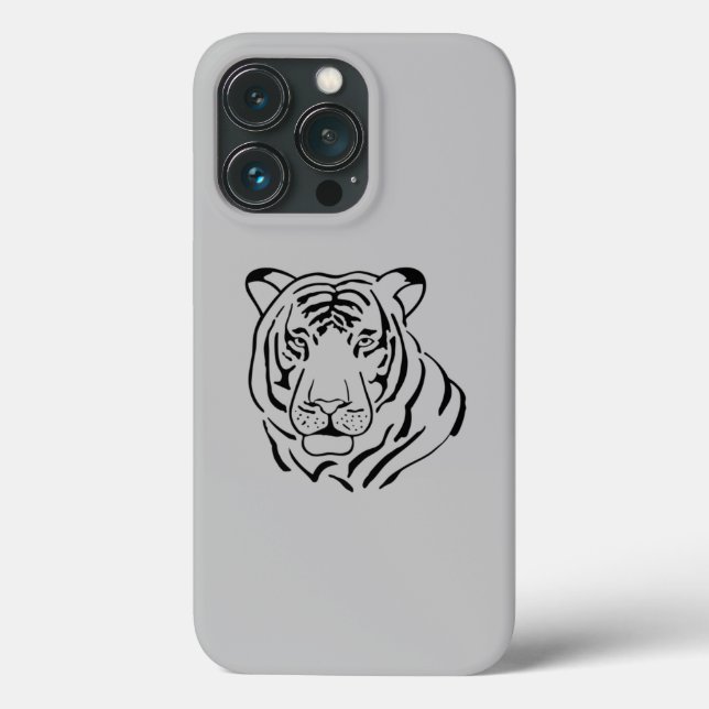 Tigre Gratiffi iPhone Case (Rückseite)
