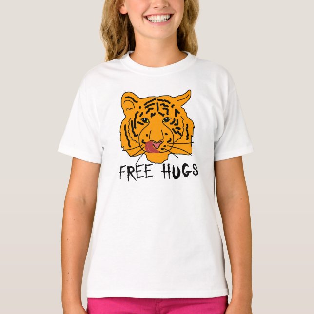 Tigress - Freie Hugs T-Shirt (Vorderseite)