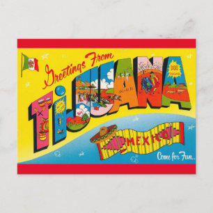 Tijuana Mexico Postcard Postkarte