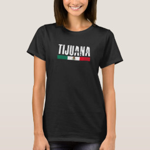 Tijuana Mexiko Mexikanische Flagge Stadt Staat Pre T-Shirt
