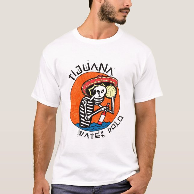 Tijuana-Wasser-Polo-T - Shirt (Vorderseite)