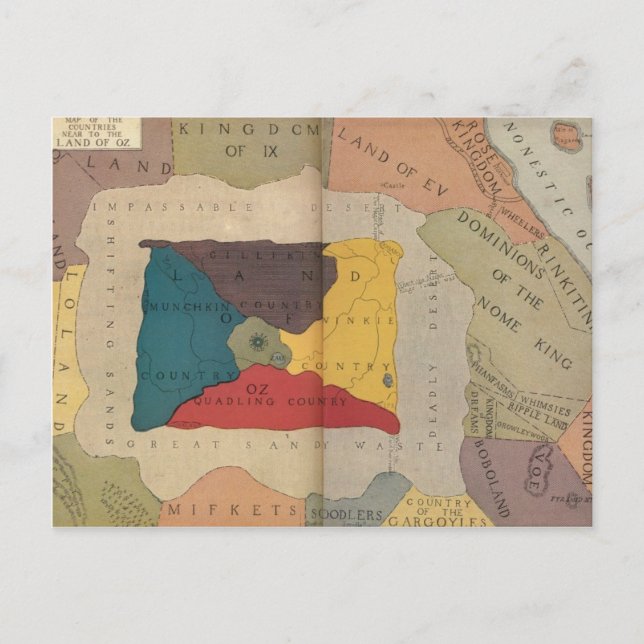 Tik Tok of Oz Postkarten (Vorderseite)