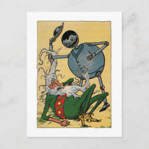 Tik-Tok Vintage Kleiner Zauberer von Oz Postkarte