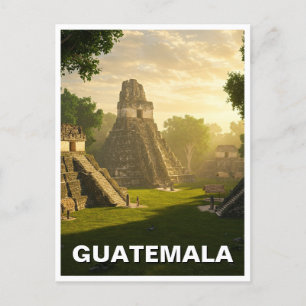 Tikal Guatemala Reisen Postkarte