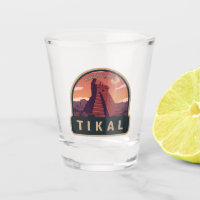 Tikal Nationalpark Guatemala Vintag
