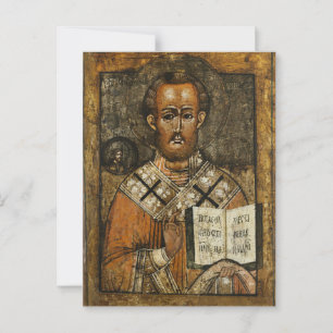 Tikhon des Amathus-Orthodoxen Christlichen Symbols Postkarte