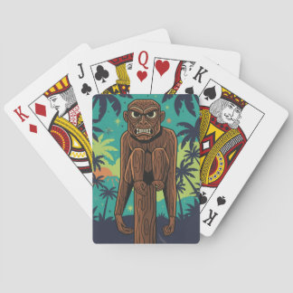 Tiki-Affen-Spielkarten Spielkarten