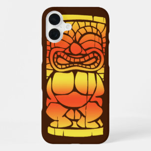 Tiki Ailani Hawaiian Sunset Blend Orange iPhone 16 Plus Hülle