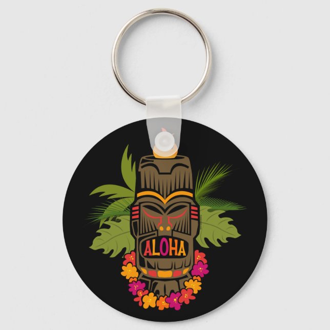 Tiki Aloha Schlüsselanhänger (Vorderseite)