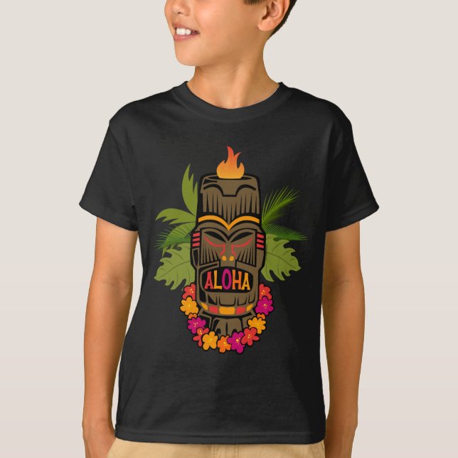 Tiki Aloha T-Shirt (Vorderseite)