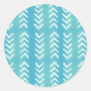 Tiki Arrow Round Stickers