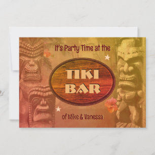 Tiki Bar Einladung
