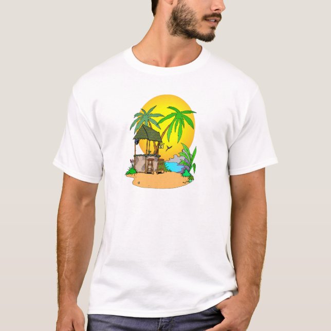 Tiki Bar Island T-Shirt (Vorderseite)