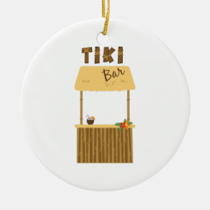 Tiki Bar Keramik Ornament