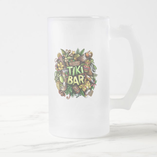 Tiki Bar Mattiert Tasse (Rechts)