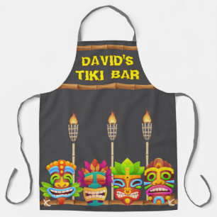 Tiki-Bar Personalisiert Schürze