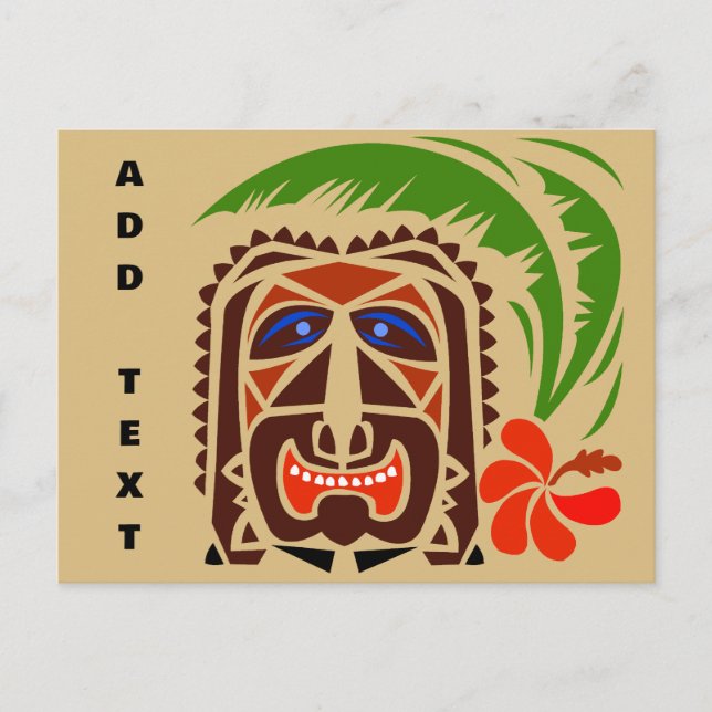 Tiki Bar, Postkarte (Vorderseite)