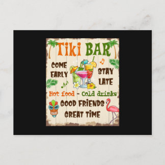 Tiki Bar Postkarte