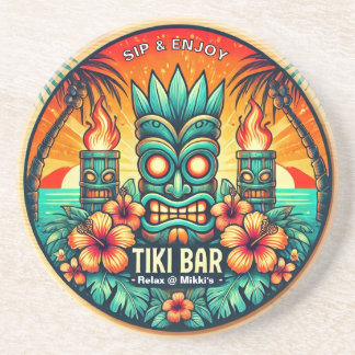 Tiki Bar Sandstone Untersetzer