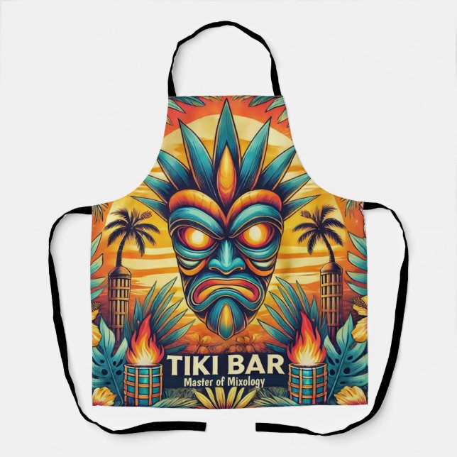 Tiki Bar Schürze (Vorderseite)