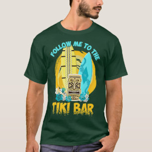 Tiki Bar Tropical Hawaiian Hawaii Vacation Party T-Shirt