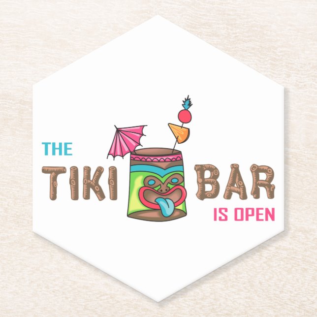 Tiki Bar Untersetzer (Vorderseite)