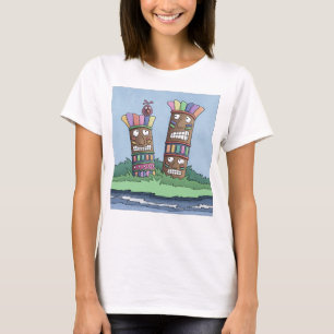 Tiki Bird Rosenknospe T - Shirts