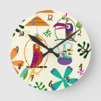 Tiki Birds Tropical Custom Personalisiert