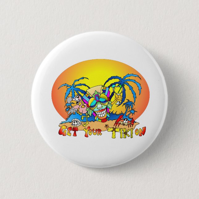 TIKI BUTTON (Vorderseite)