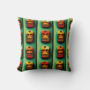 Tiki Buttons Kissen