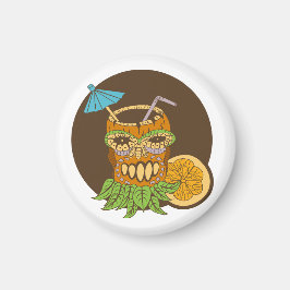 Tiki Cocktail, lustig Magnet