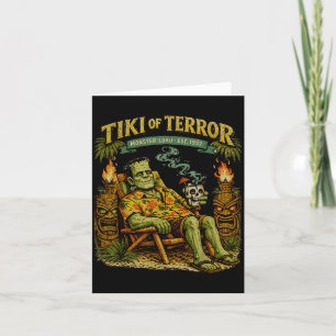 Tiki des Schreckens Monster Luau Hawaiian Sommer Karte
