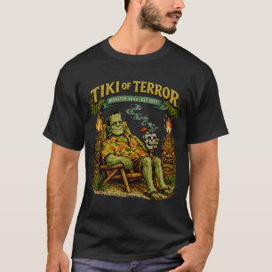 Tiki des Schreckens Monster Luau Hawaiian Sommer T-Shirt