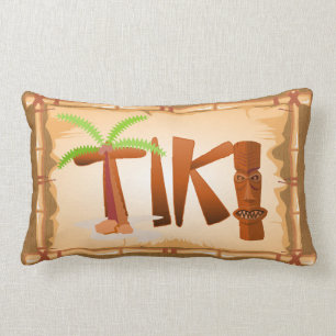 Tiki Design Lendenkissen