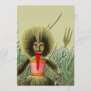 Tiki Doll Gras Rasen Garten Party Einladung