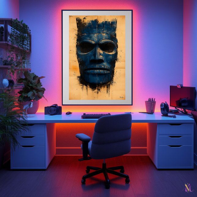 Tiki Guardian Mask - Polynesisches spirituelles Sy Poster (Von Creator hochgeladen)