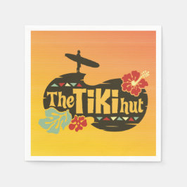 Tiki Hut Luau Party Serviette