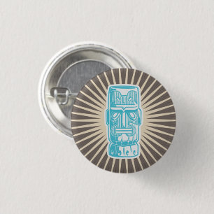 Tiki Man Blaue Taste Button