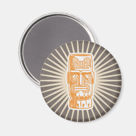 Tiki-Mann Orange Magnet