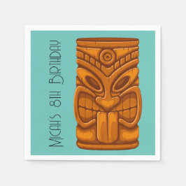 Tiki Mask Corn Hole Set Serviette