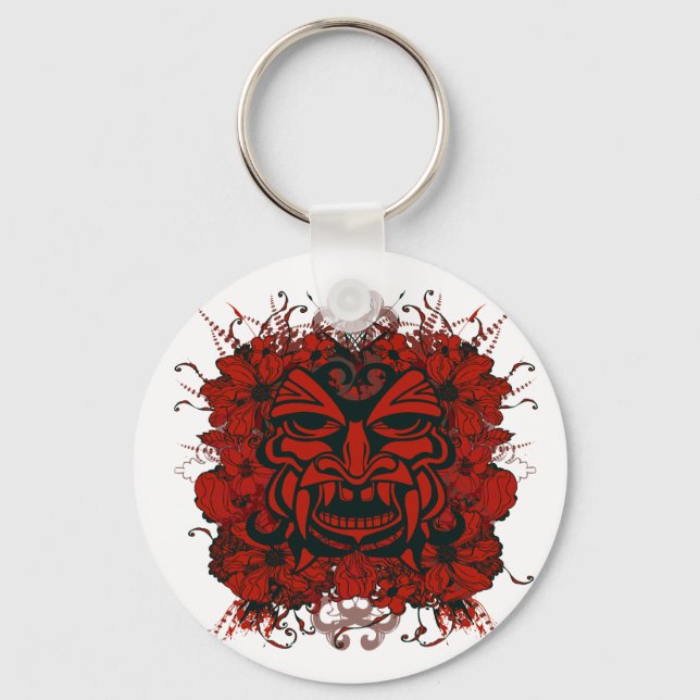 Tiki Mask Schlüsselanhänger (Vorderseite)